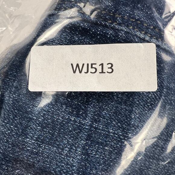 Pistola Tallis Fringe Hem Cropped Lower Mid Rise Medium Wash Jeans Size 24 - Picture 11 of 12